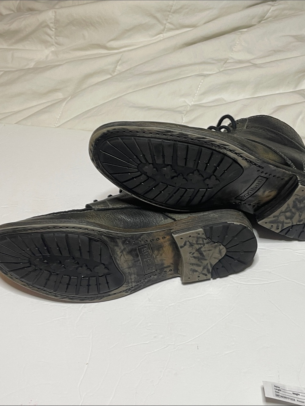 Men's Bedstu Black Leather Chukka Boots - Versatile Lace-Up Style. Size 11 - Picture 4 of 9